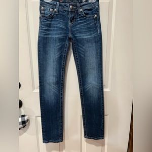 💥LAST CHANCE Miss Me girls size 14 Straight leg low rise!!!